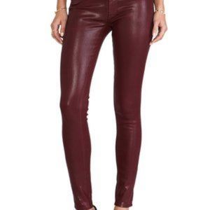 Hudson Krista Super Skinny Waxed Coated Jeans